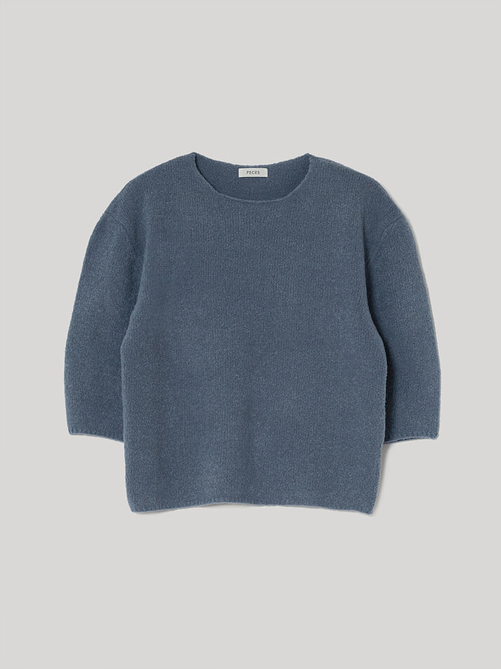 Chagall Boucle Knit (Blue)