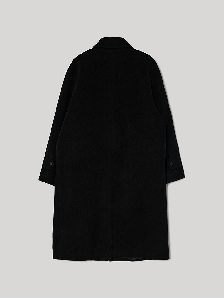 Wool Iong coat (Black)