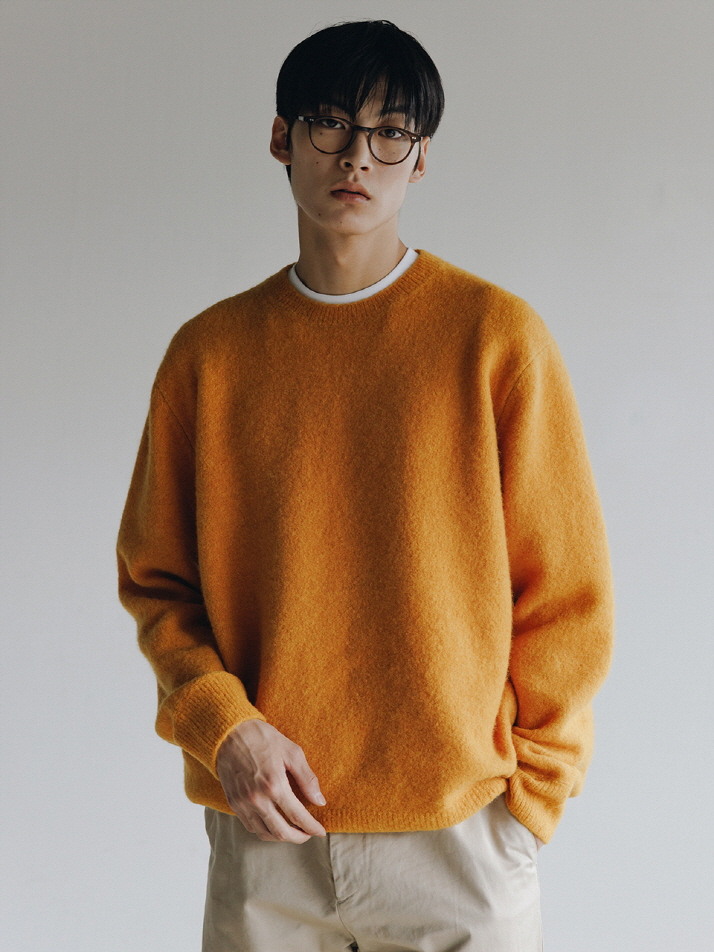 Pier Wool Knit Sweater (Mustard)