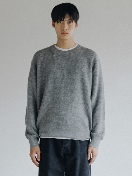 Port Merino Wool Sweater (Gray)