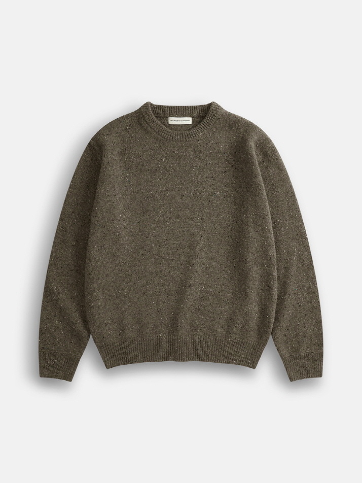 Harbour Wool Knit Sweater (Khaki)