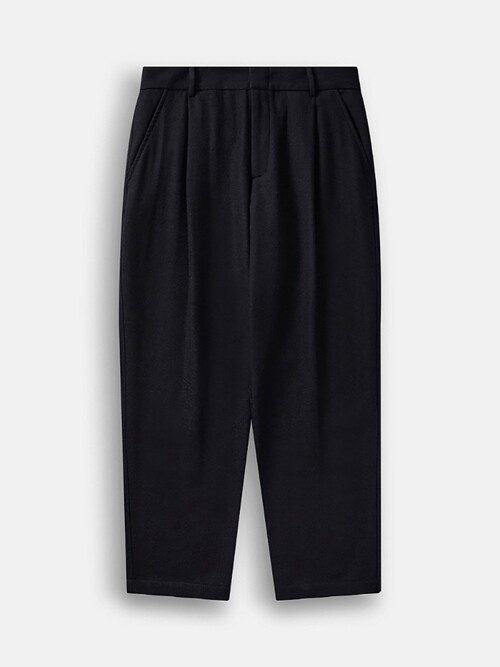 Wool Tapered Pants (D.navy)