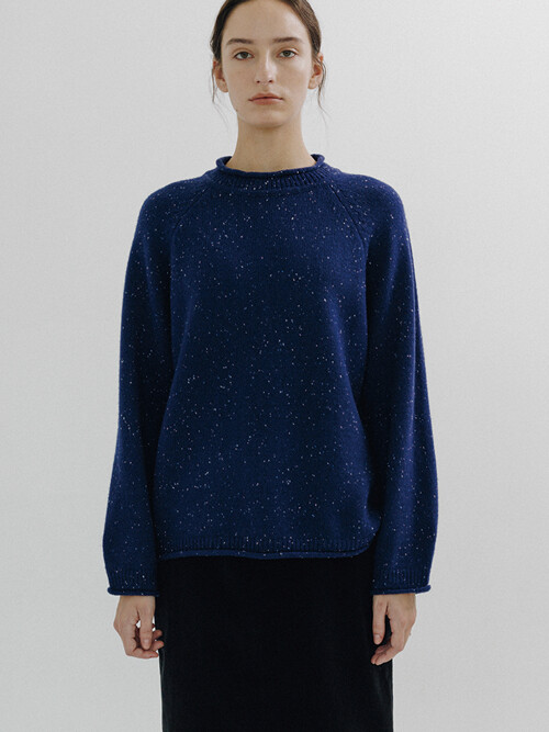 Nep wool sweater (Royal blue)