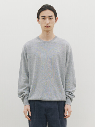 365 Knit Crewneck (Grey)