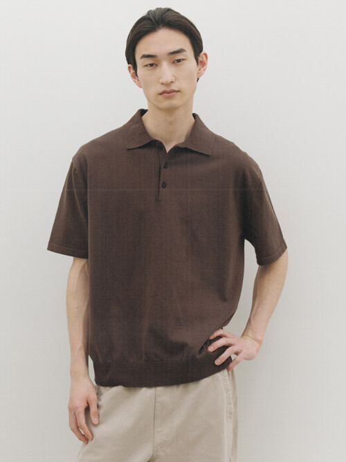Park Summer Collar Knit (Brown)