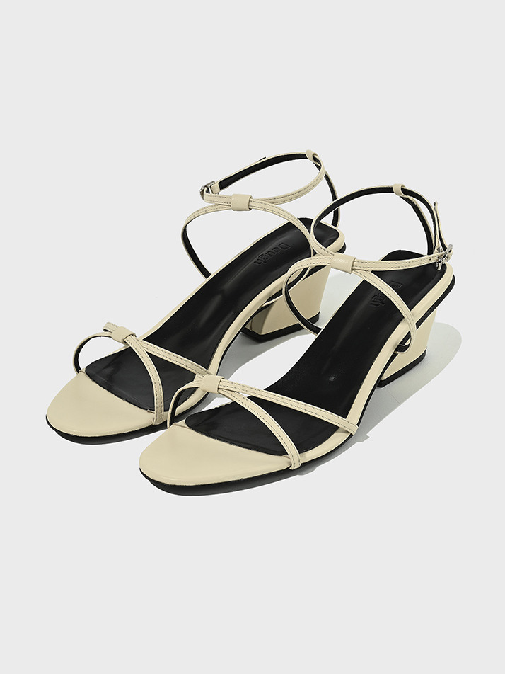 Thin Strap Sandals_Ivory