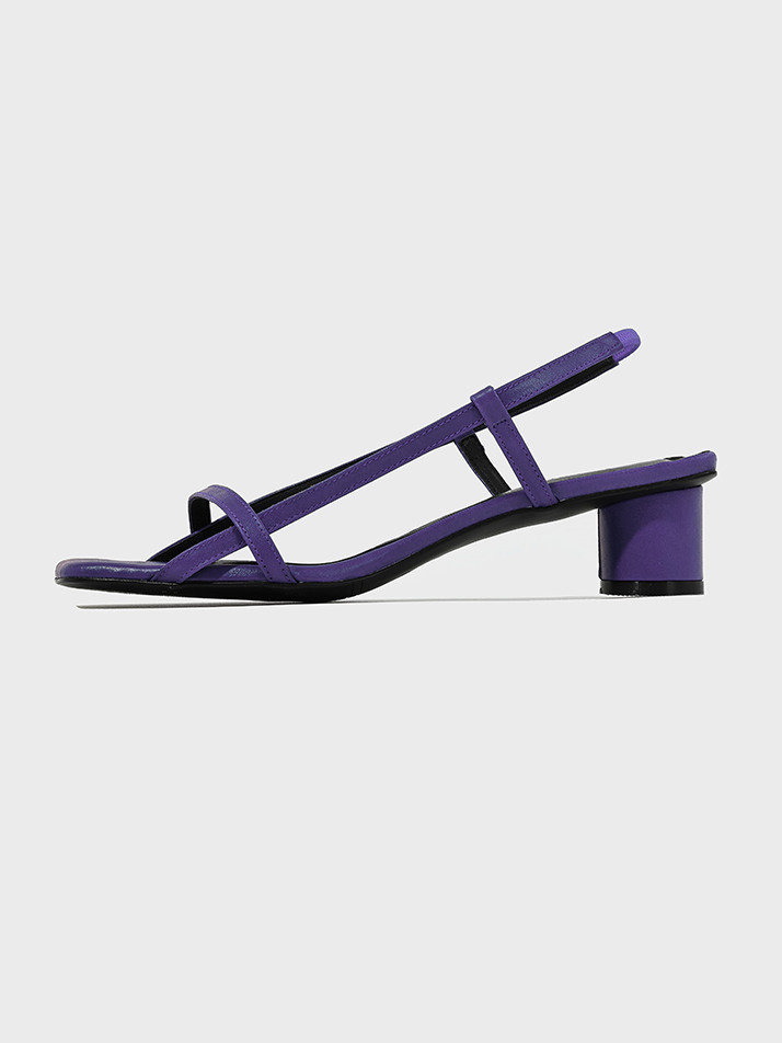 Square Toe Sandals_Violet