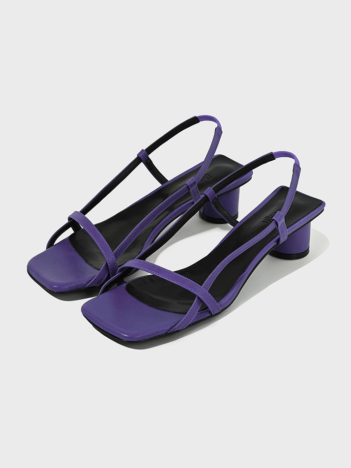 Square Toe Sandals_Violet