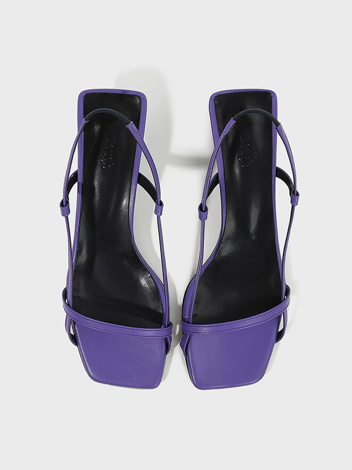 Square Toe Sandals_Violet