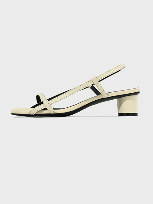 Square Toe Sandals_Ivory