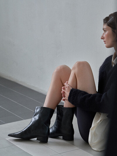 Liber Mid Boots_Black Wrinkle