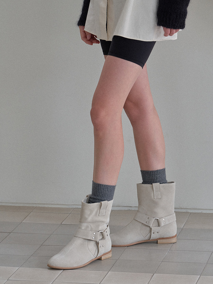 Classic Harness Boots_Ivory