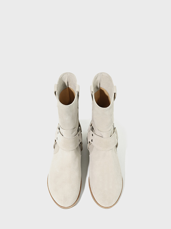 Classic Harness Boots_Ivory