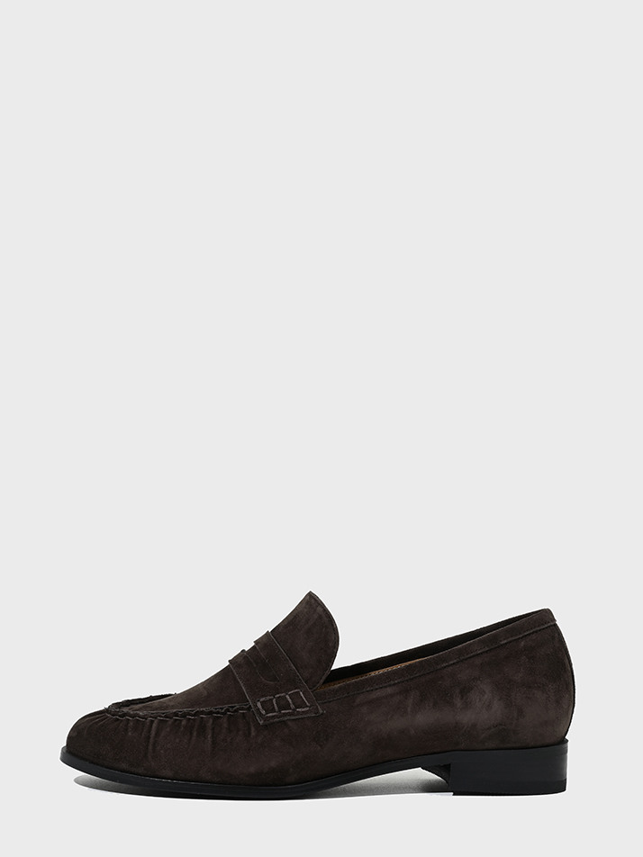 Dumpling Loafer_Brown Suede