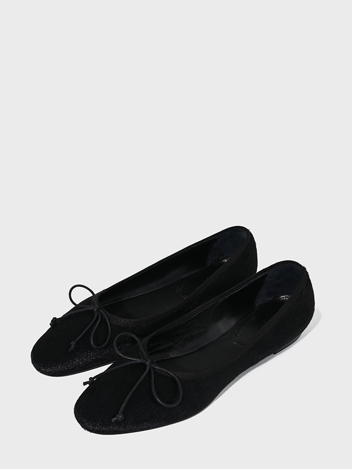 Miel Ballet Flat _Calf Hair