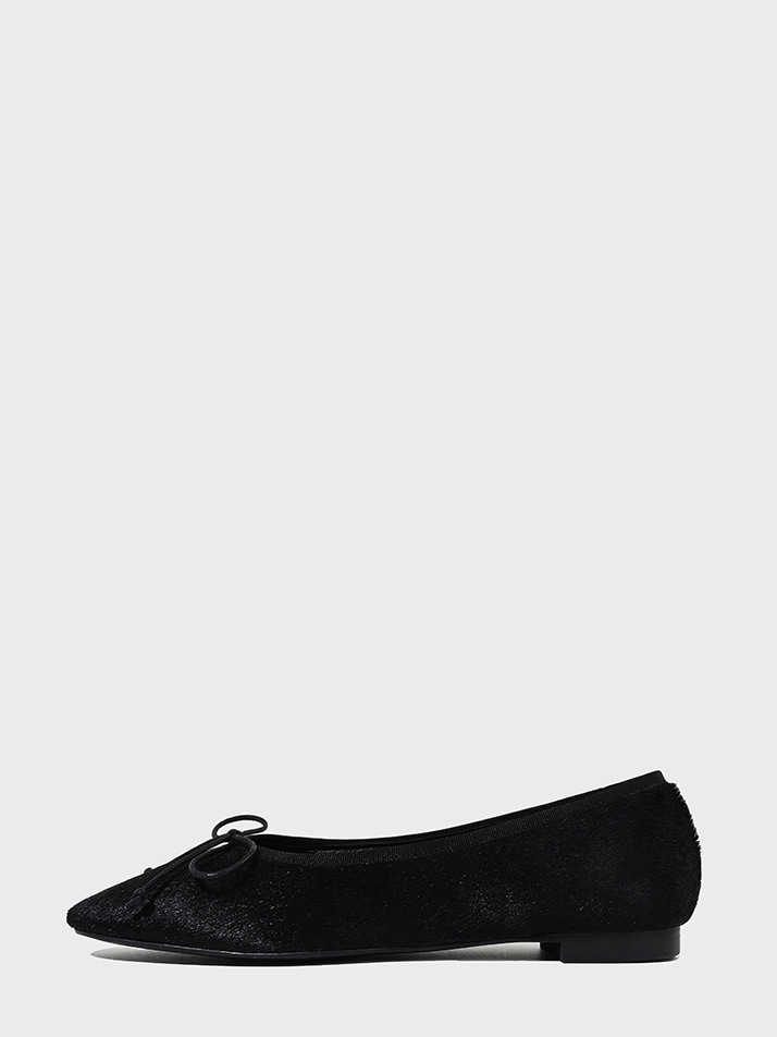 Miel Ballet Flat _Calf Hair