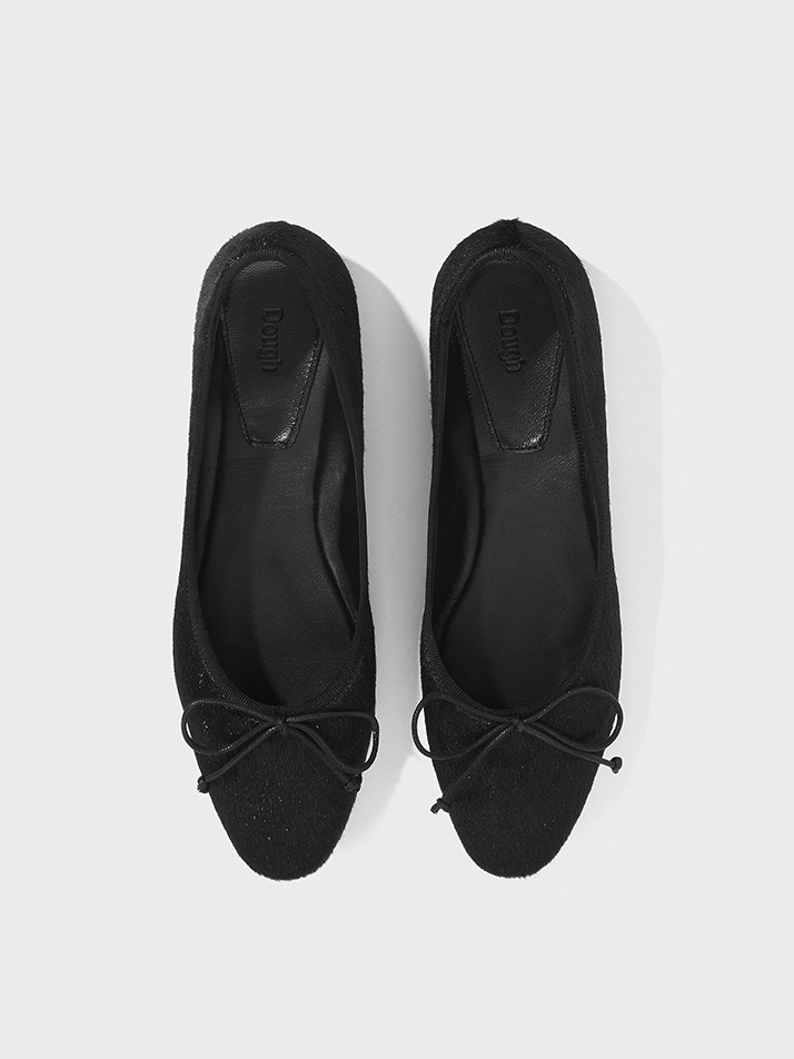 Miel Ballet Flat _Calf Hair