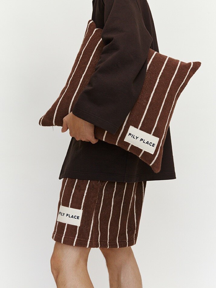 테리 쇼츠 Brown Ivory