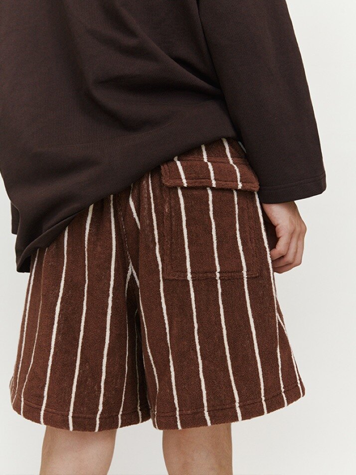 테리 쇼츠 Brown Ivory