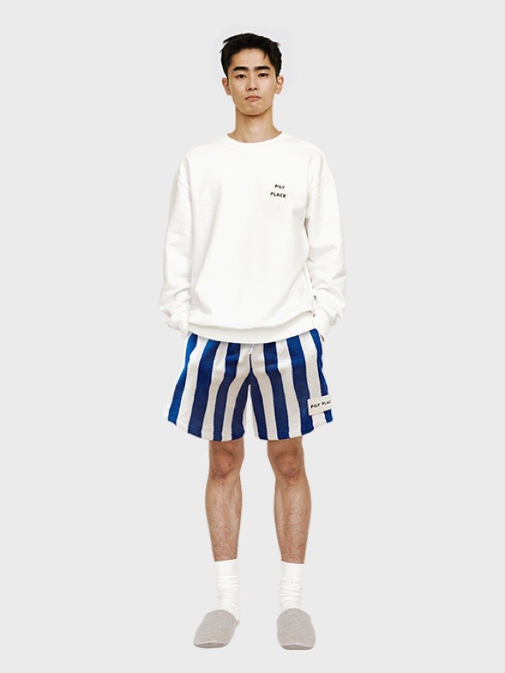 테리 쇼츠 Blue White