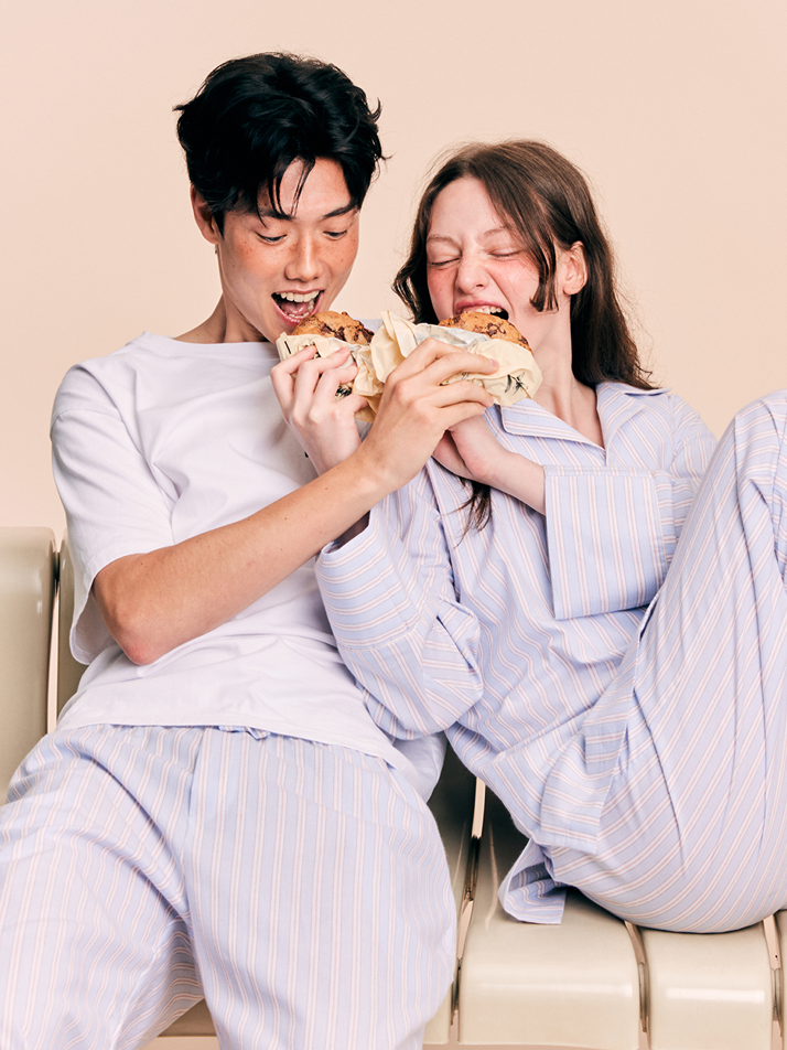 스텔라 블루_커플 파자마 Stella Blue_Couple pajama