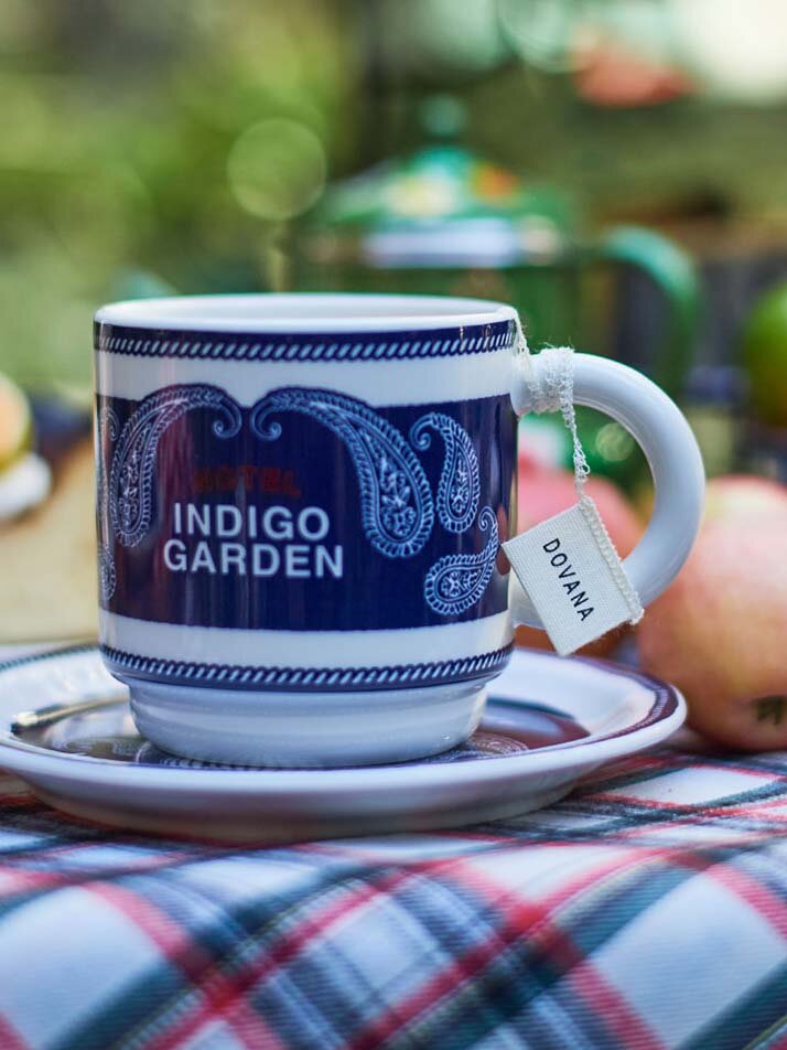 인디고가든 머그&플레이트 세트