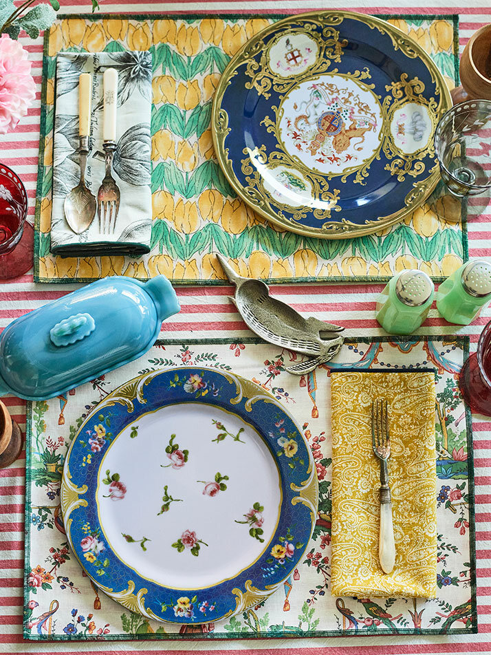 가든스 코팅 양면 테이블매트 2P 세트