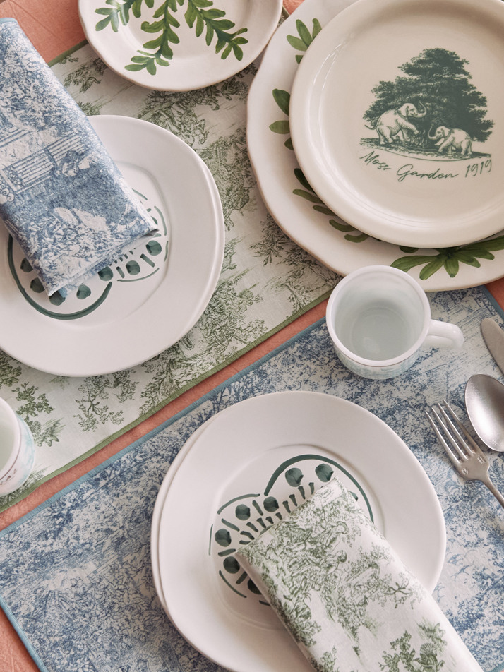 코팅 양면 테이블매트 (앙투아네트가든 베이직)