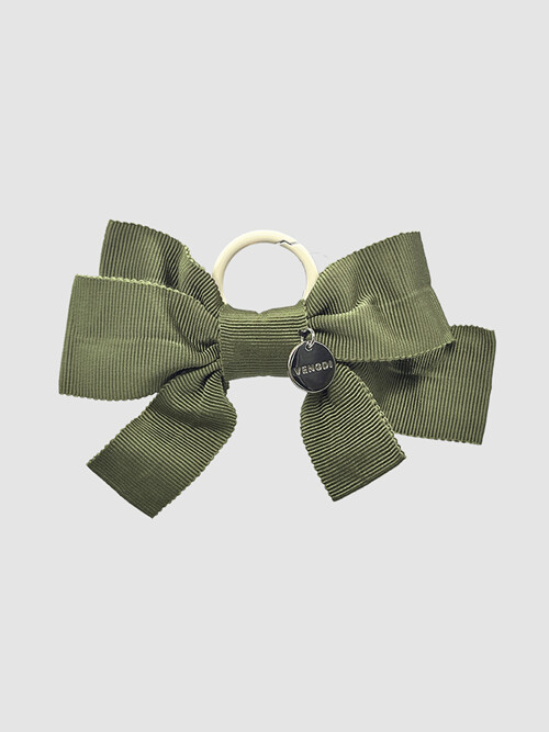 벵디 링클 리본 키링 (카키)