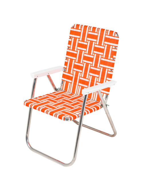 [Lawn Chair USA] 론체어 클래식 Orange & White DUW2727