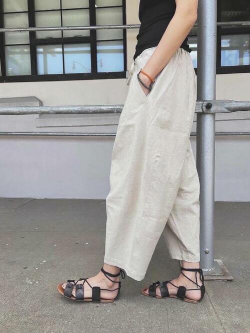 Mudra linen pants