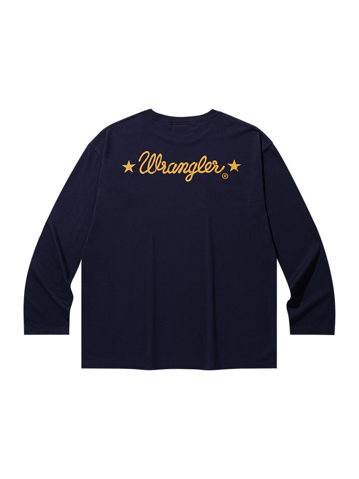 Back Logo Longsleeve T-shirt Navy