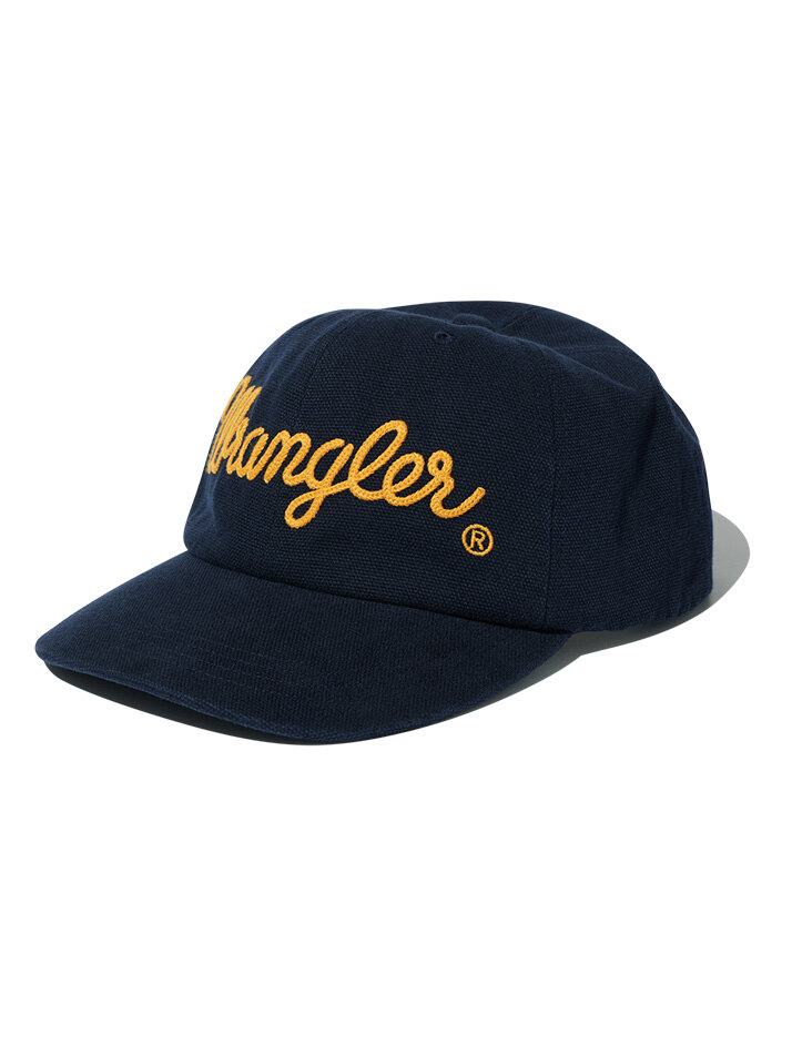 Rope Logo Chain Stitch Cap Navy