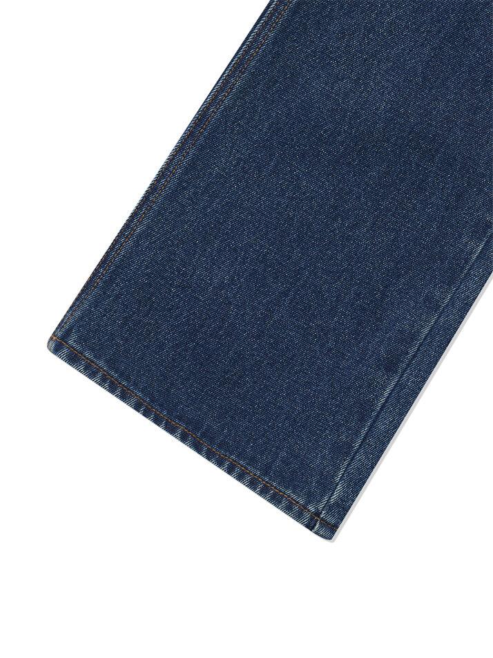 (W) FLARE FIT Denim Pants Indigo Medium