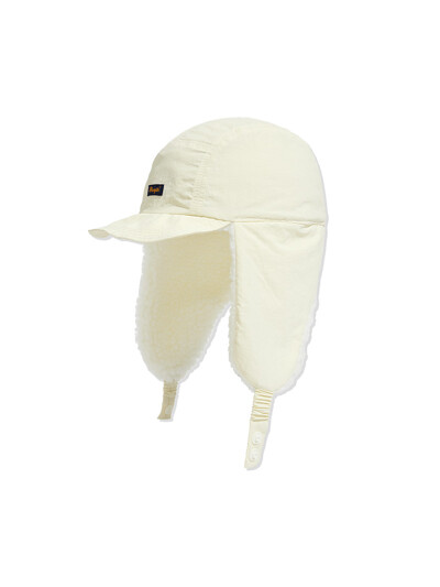 Reversible Trooper Hat White