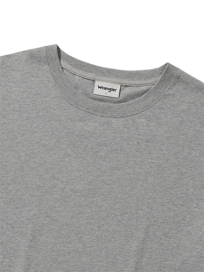 Back Logo Longsleeve T-shirt Melange Grey