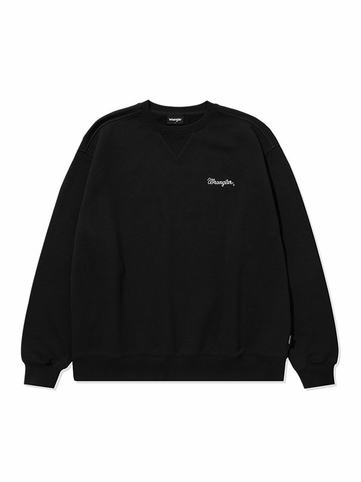 Rope Original Lettering Sweatshirt Black