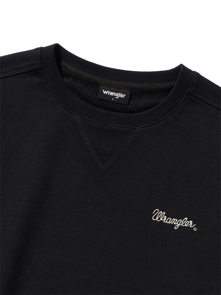 Rope Original Lettering Sweatshirt Black