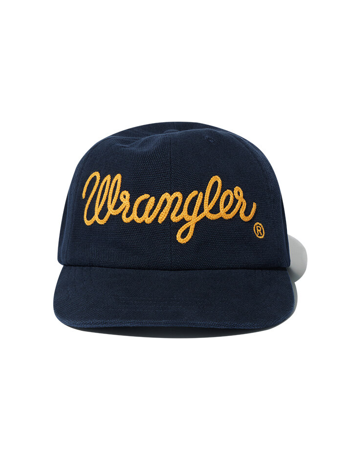 Rope Logo Chain Stitch Cap Navy