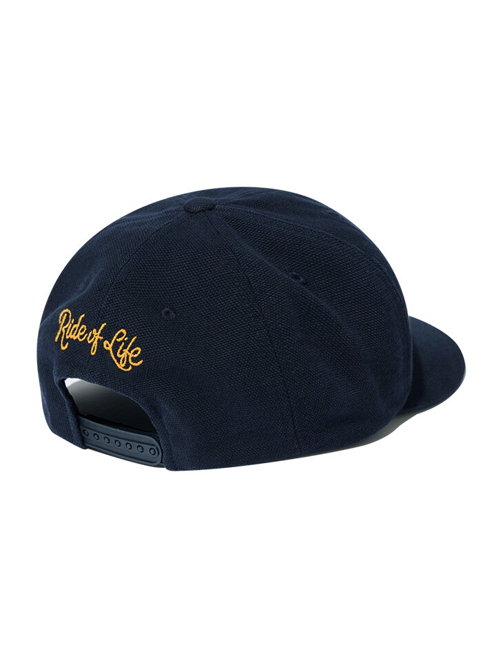 Rope Logo Chain Stitch Cap Navy