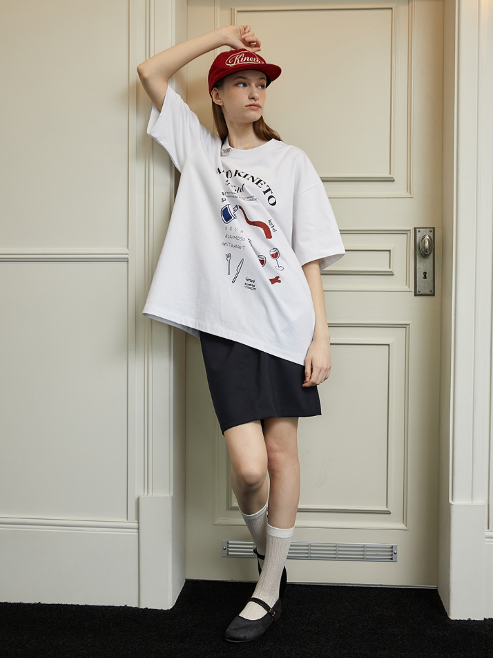 Grand Hotel Restaurant T-Shirt_White