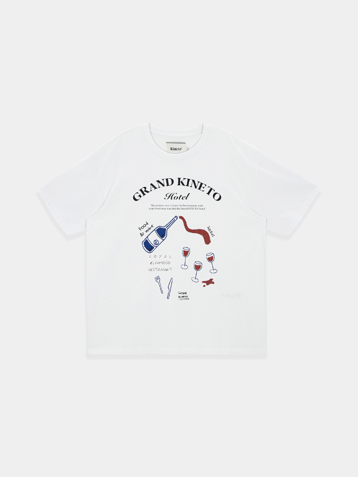 Grand Hotel Restaurant T-Shirt_White