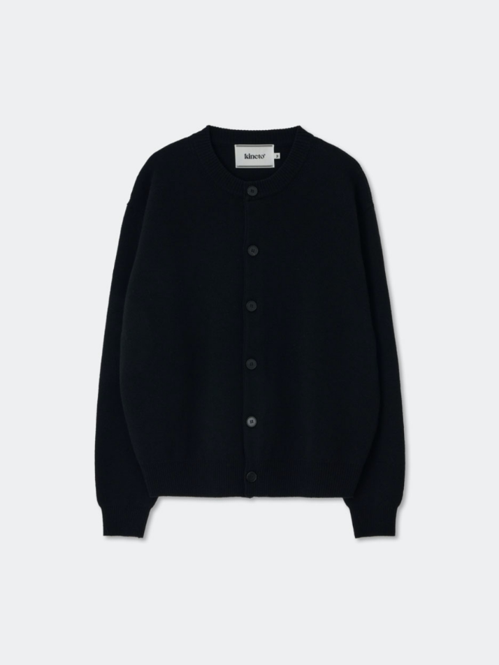 Herrash Round Neck Cardigan_Black_W