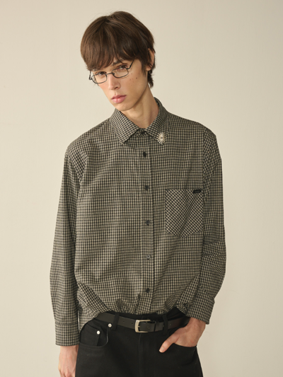 Classic Checked Shirt_Black