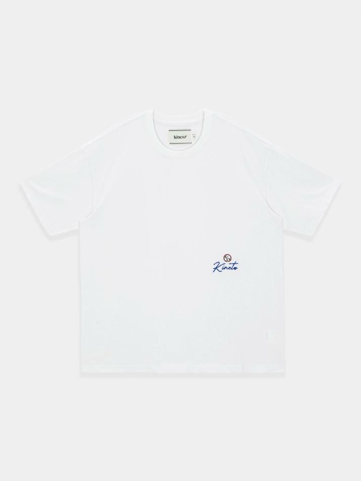 Classic Lettering Emblem T-Shirt_White