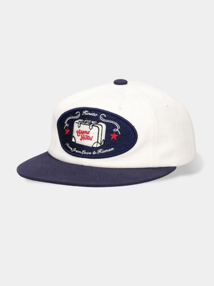 Grand Hotel Luggage Ball Cap_Cream/Navy