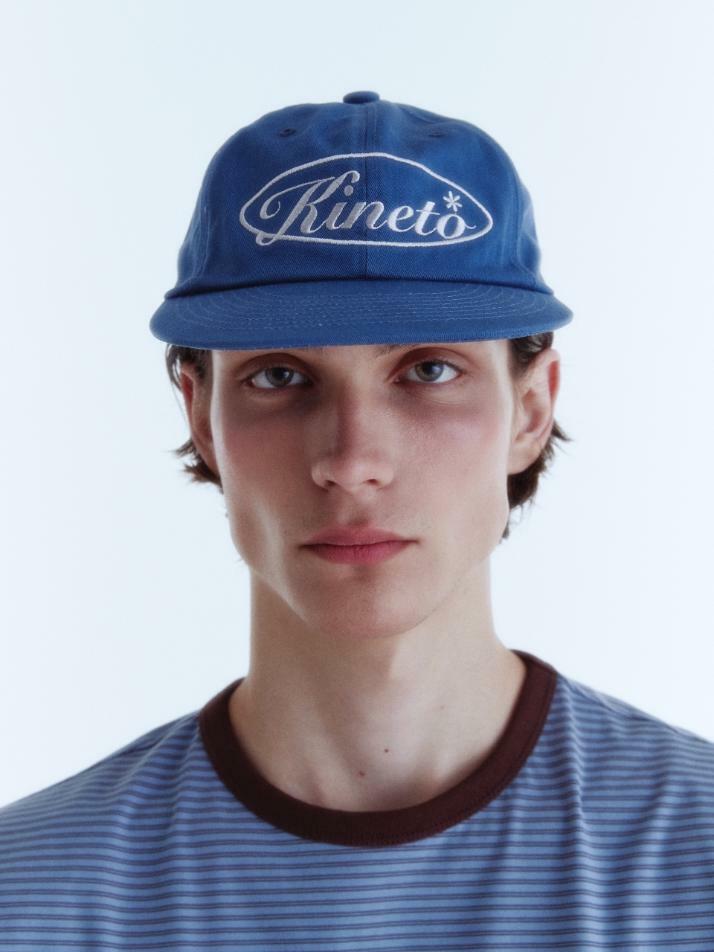 Oval Classic Logo Ball Cap_Gray Blue