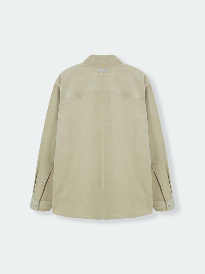 Western Corduroy Shirt_Cream