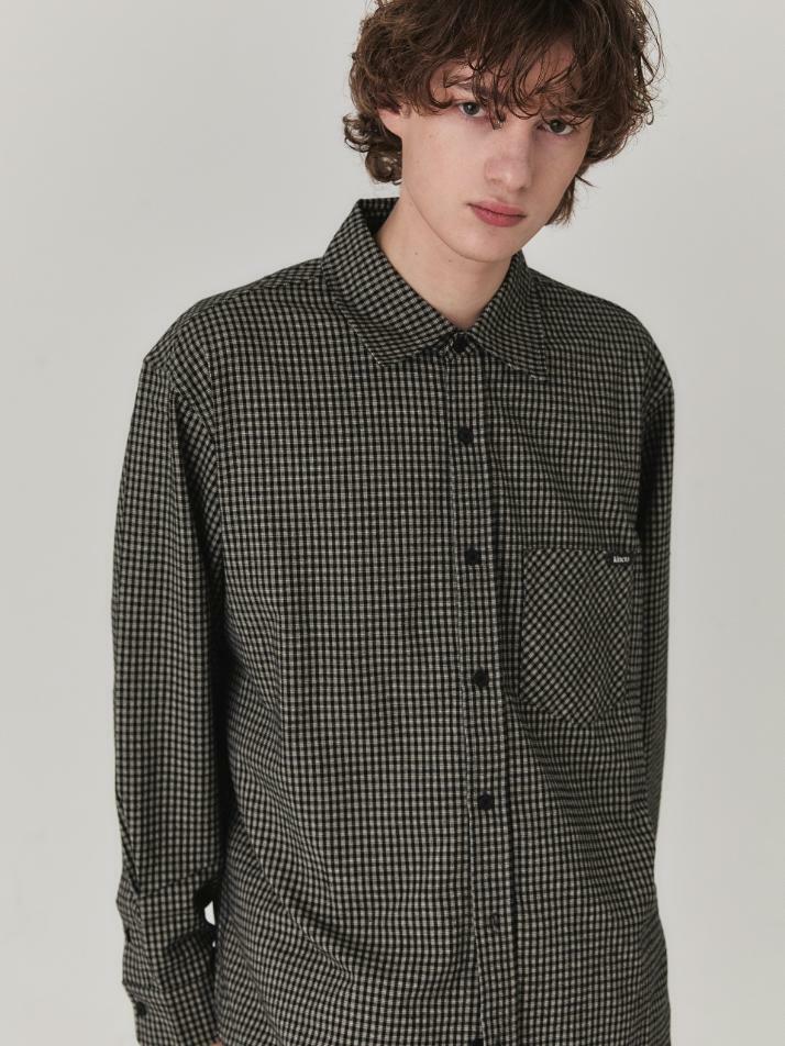 Classic Checked Shirt_Black