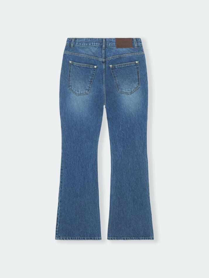 Classic Flare Denim Pants_Blue